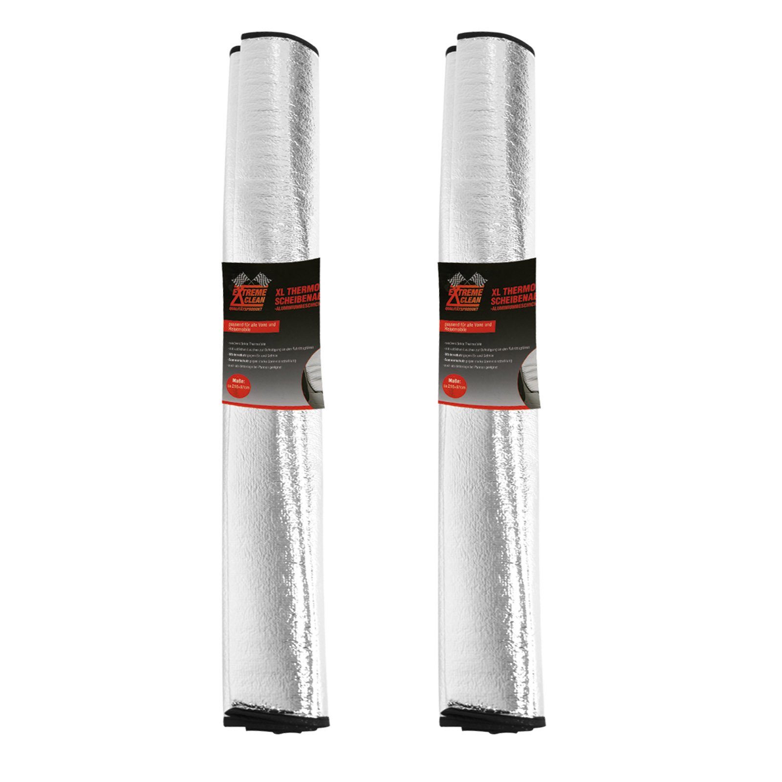 HAC24 Frontscheibenabdeckung Scheibenabdeckung Sonnen- & Winterschutz Windschutzscheiben Abdeckung, 210 x 97 cm, (2-St), für SUVs & VANs