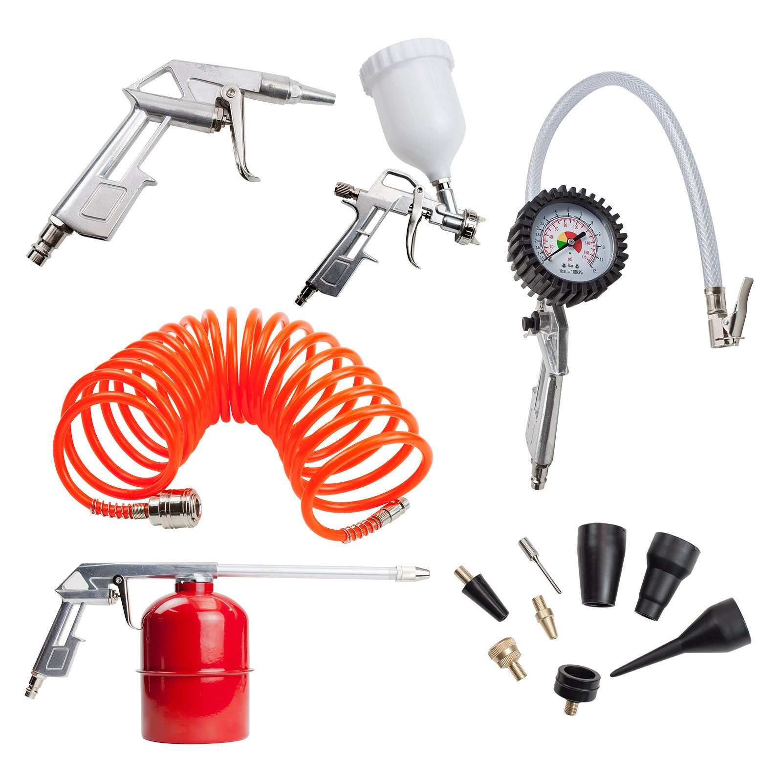 DEMA Druckluftgeräte-Set Druckluft Werkzeugset 13tlg günstig online kaufen