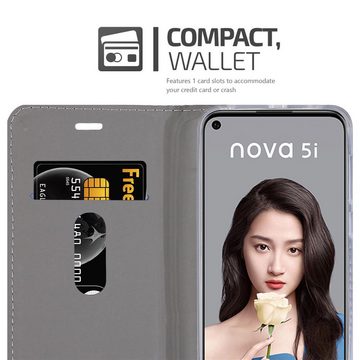 Cadorabo Handyhülle Huawei NOVA 5i / P20 LITE 2019 Huawei NOVA 5i / P20 LITE 2019, Klappbare Handy Schutzhülle - Hülle - mit Standfunktion und Kartenfach