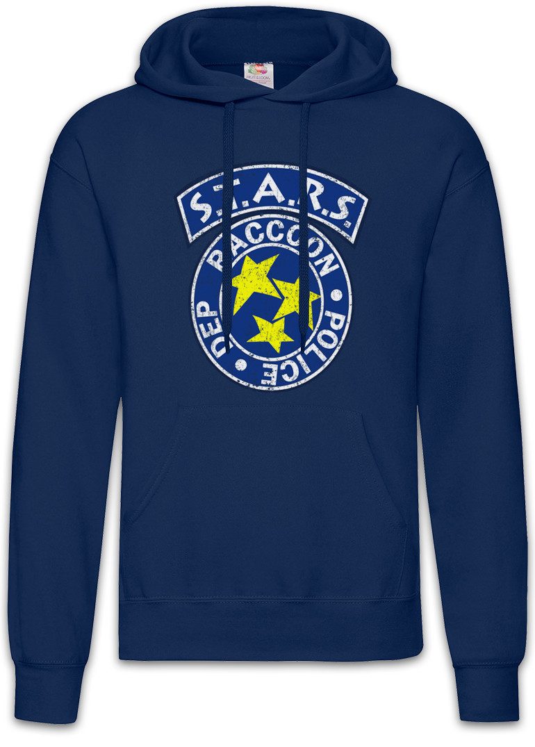 Urban Backwoods Hoodie Vintage S.T.A.R.S. Logo Herren Hoodie Resident Raccoon City Evil (1-tlg) Police Dept Nerd Horror