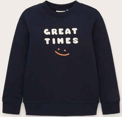 TOM TAILOR Sweatshirt (1-tlg) mit Print auf der Brust