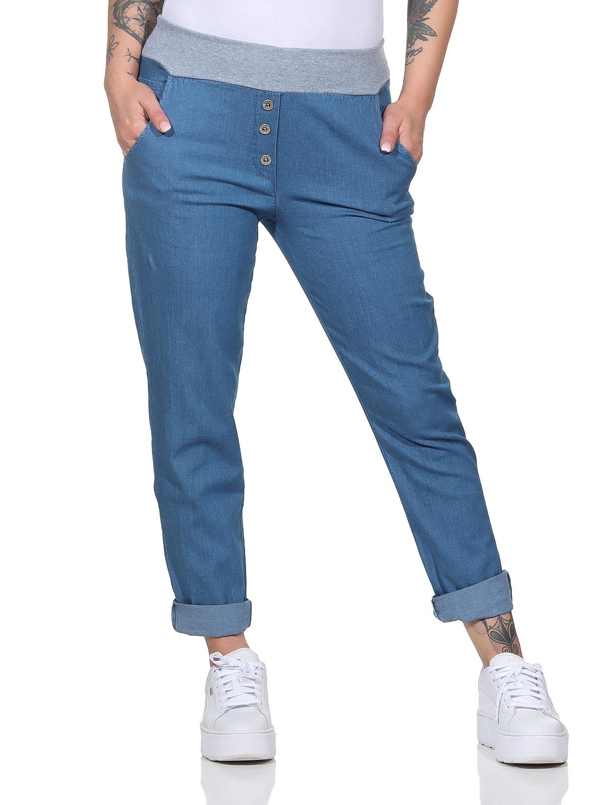 CLEO STYLE Jogginghose Damen Jogginghose 23149 günstig online kaufen