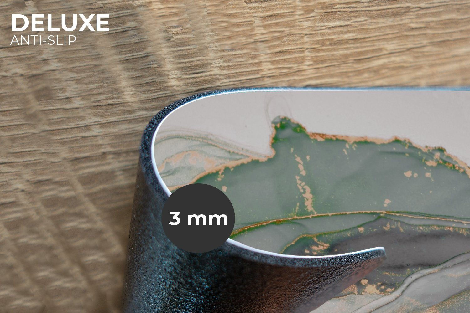 Platzset Gold - Marmor - Grün - Luxus, (6-St), Tischset Platzset Platzdeckc günstig online kaufen