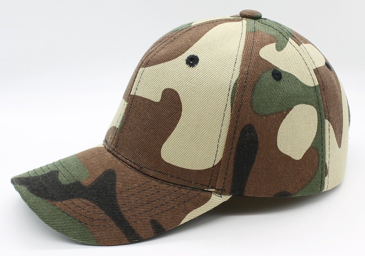 dy_mode Baseball Cap Basecap Herren Kappe Camouflage Army Muster Damen Schirmmütze mit Belüftungslöcher