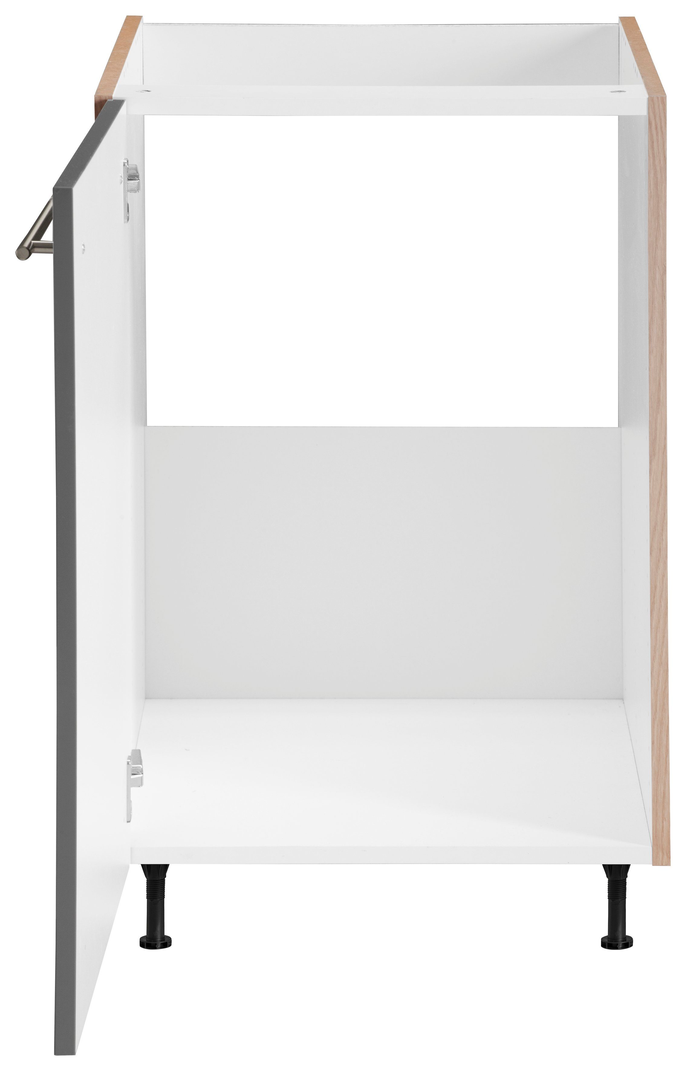 OPTIFIT Spülenschrank Bern 50 cm breit, mit 1 Tür, mit höhenverstellbaren Füßen, mit Metallgriff