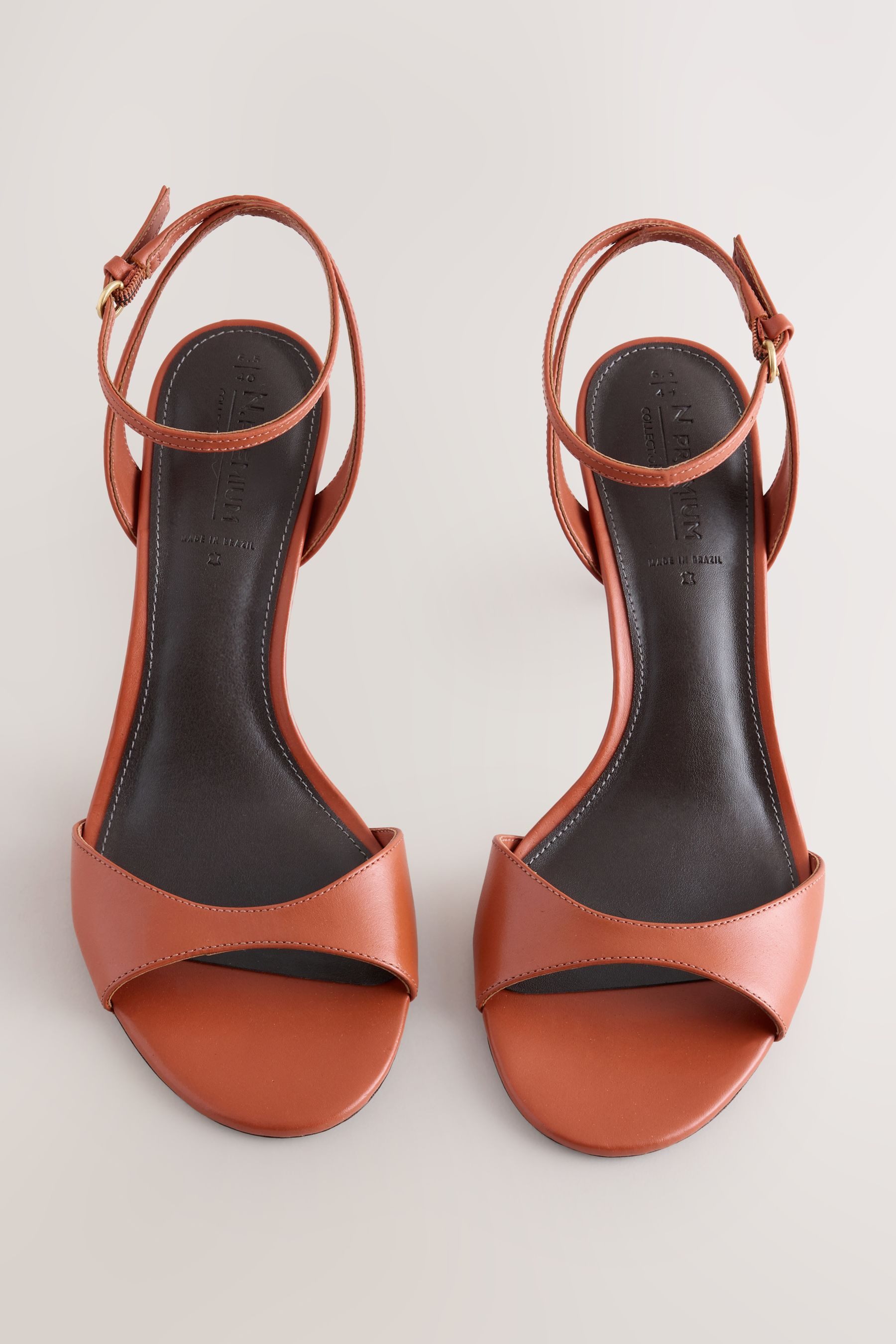 Next N.Premium Sandalen mit runder Zehenpartie Sandalette (1-tlg)