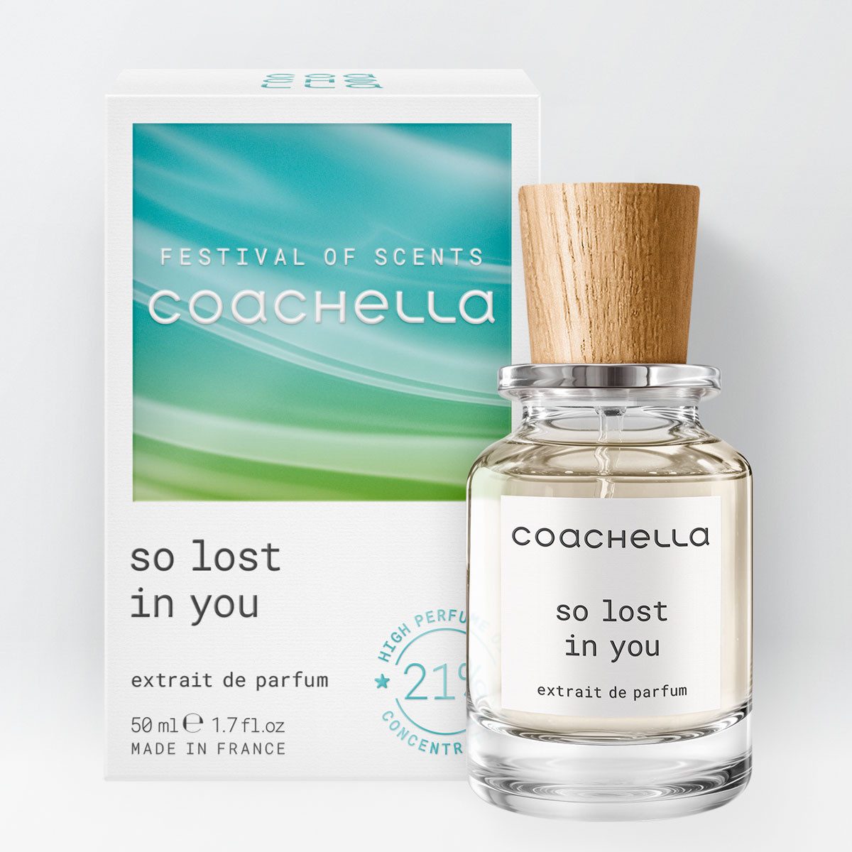 Coachella Parfums Eau de Parfum Coachella So Lost in You, 50 ml Extrait de Parfum Unisex