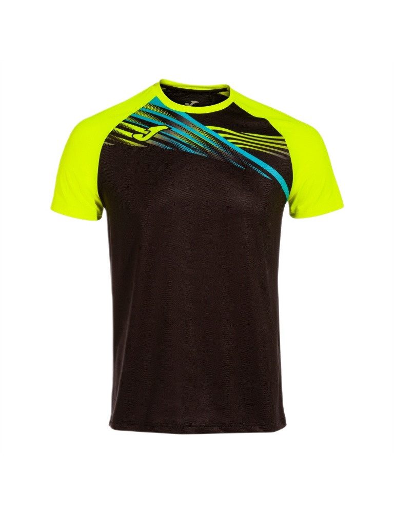 Laufshirt Lauf-Shirt Elite X (optimale Bewegungsfreiheit, leicht) schwarz/gelb