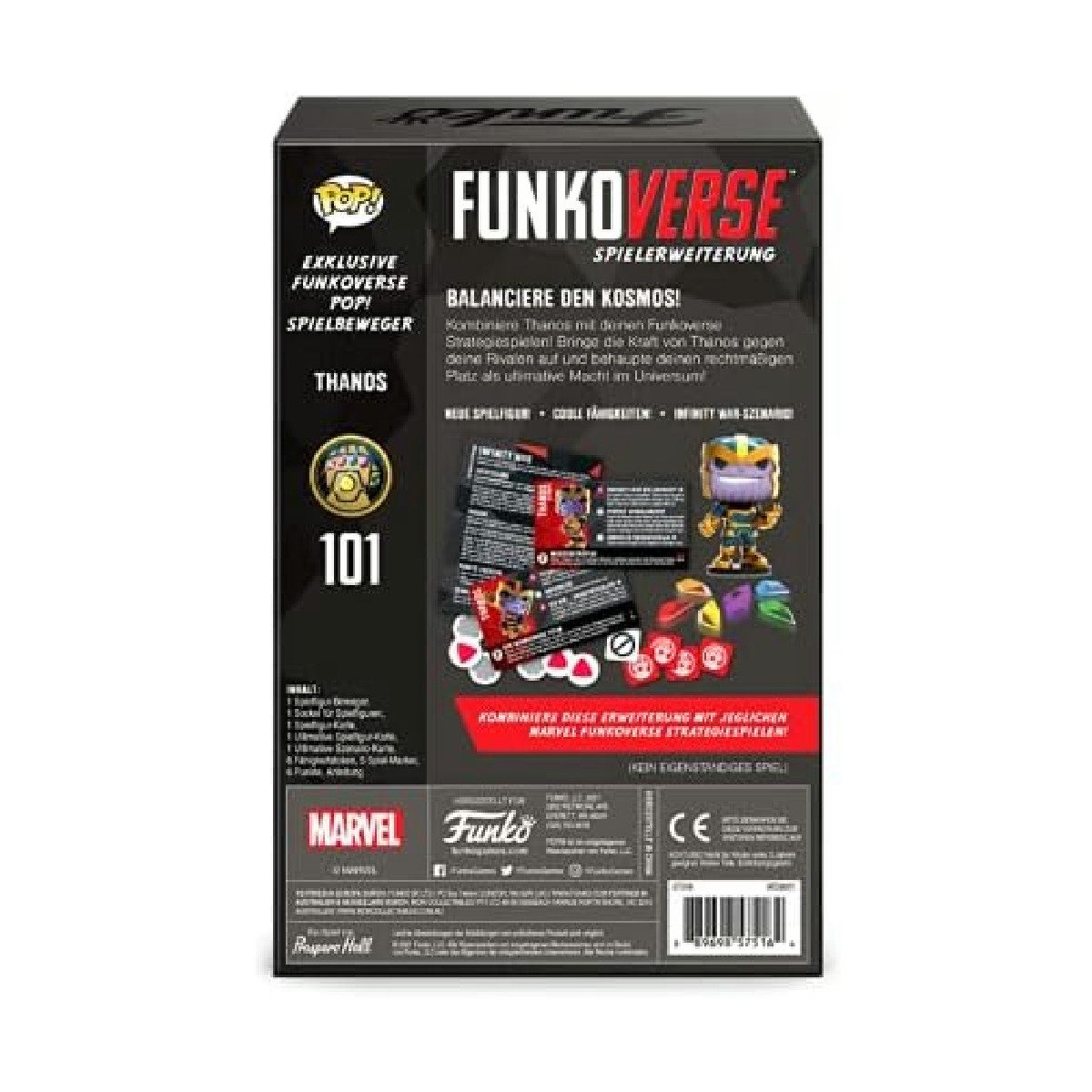 Funko Spiel Strategie-Spiel - Funkoverse Marvel (Spielerweiterung), Brettspiel
