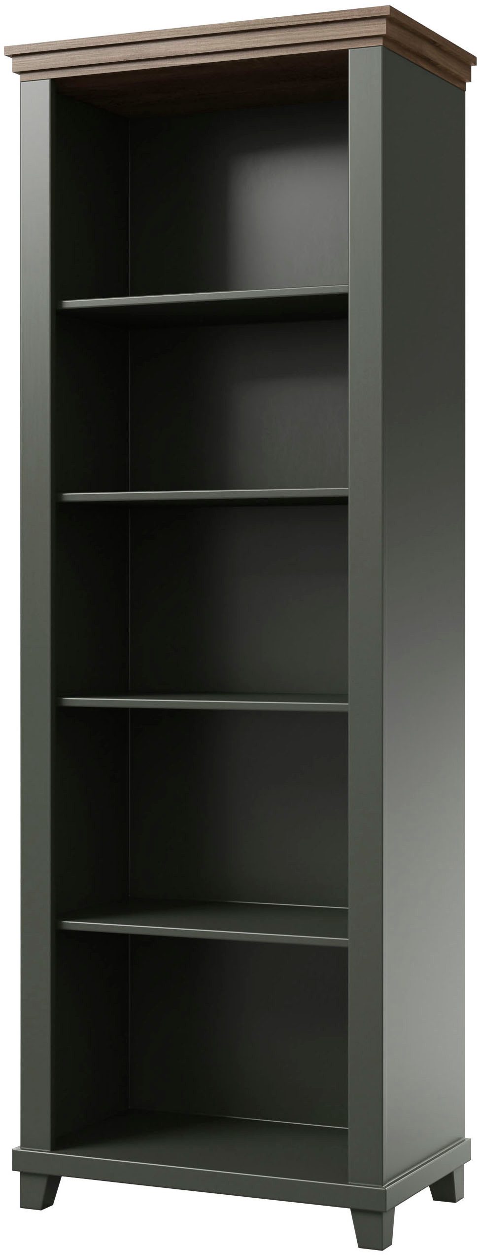 Helvetia Aktenregal Evora, Breite 71cm, Bücherregal, Bücherschrank mit 5 Fächern, Standregal