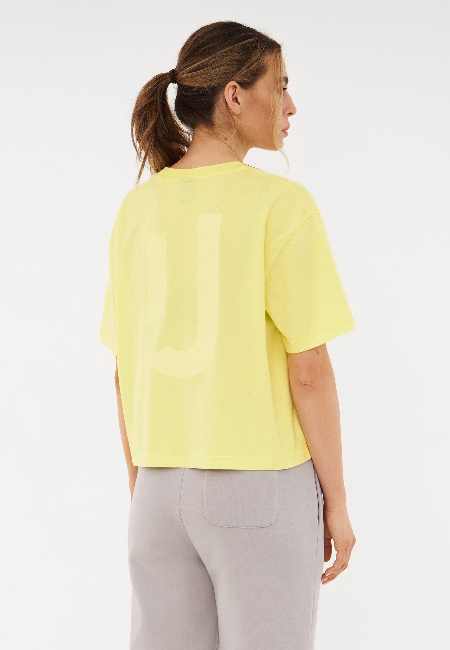 Johnny Urban T-Shirt Zoey Oversize Cropped T-Shirt Kurzes Tshirt mit Rundhalsausschnitt