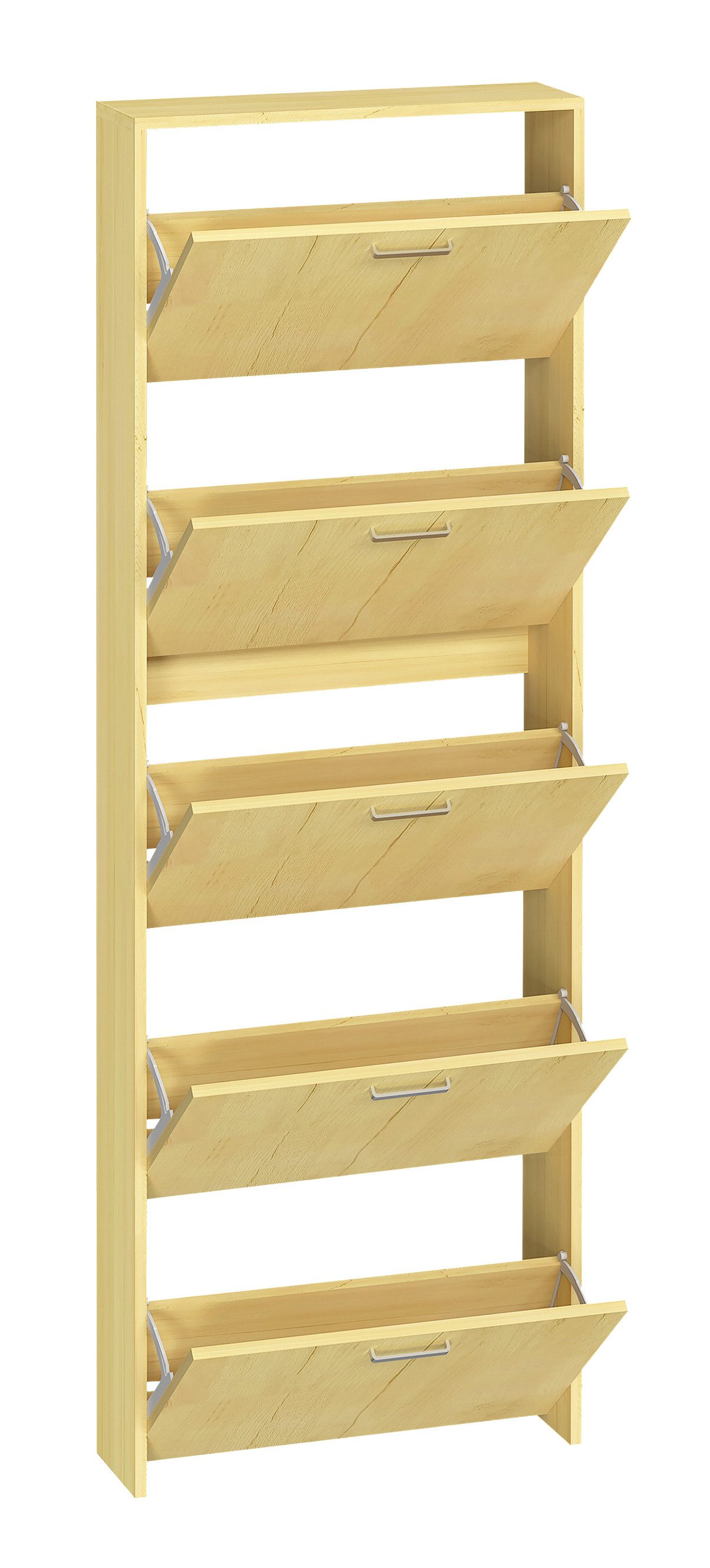 VCM Schuhschrank Sulos XL 179x59x17cm