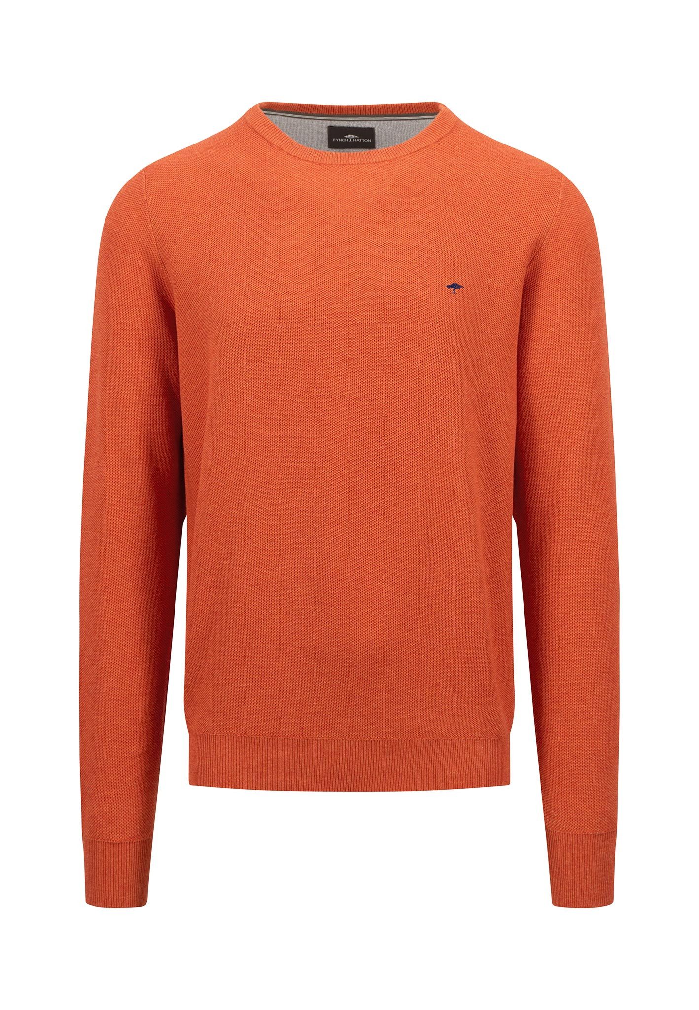 FYNCH-HATTON Strickpullover mit Logo-Stickerei auf der günstig online kaufen