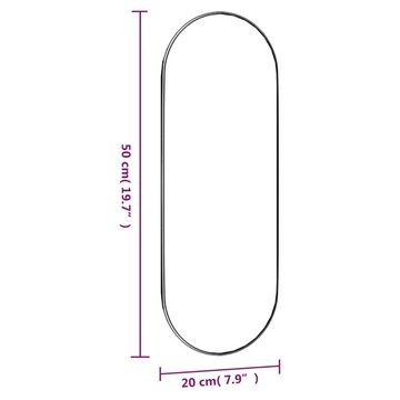 vidaXL Spiegel Wandspiegel 20x50 cm Glas Oval