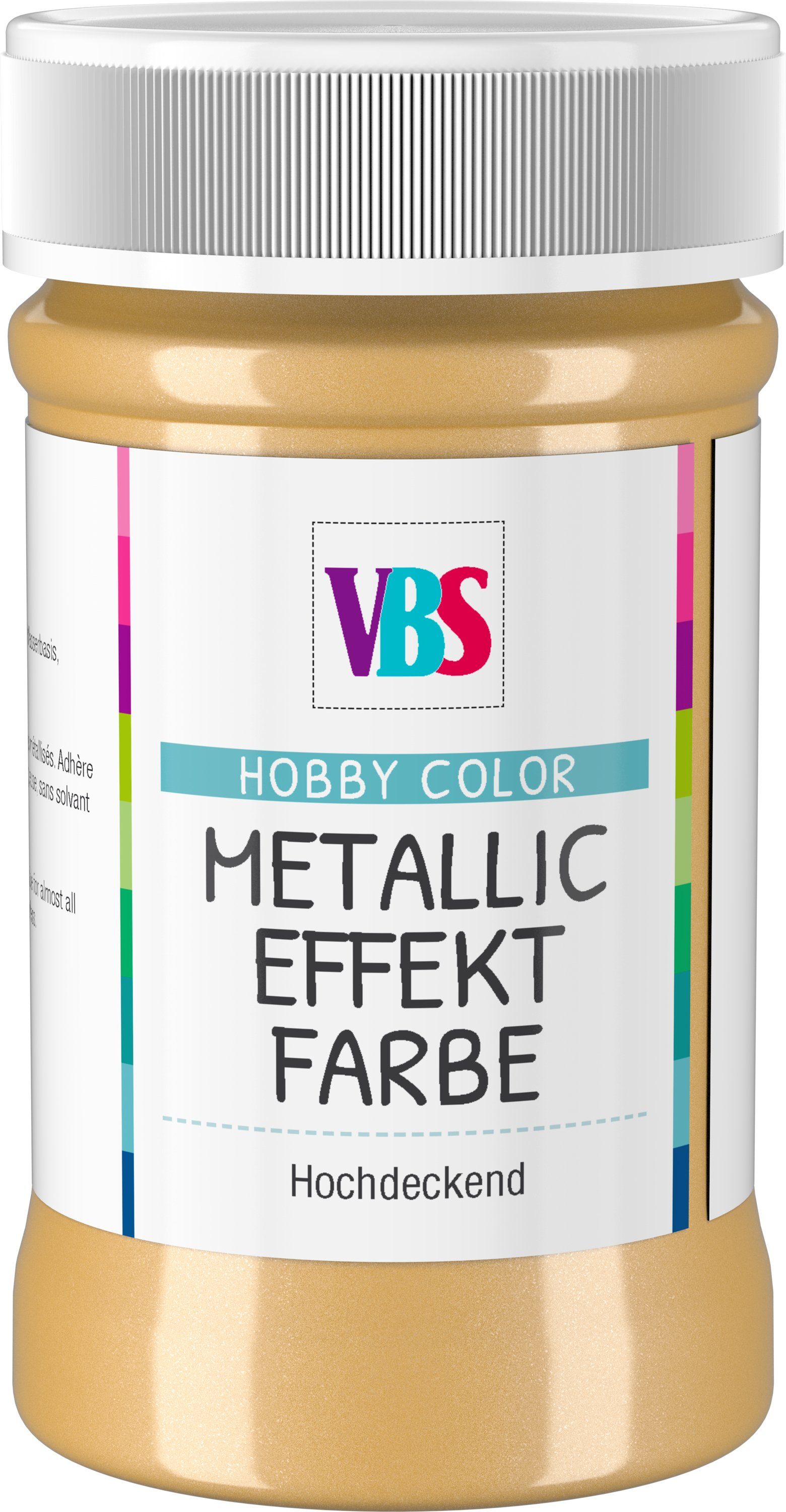 VBS Metallglanzfarbe, 100 ml Gold