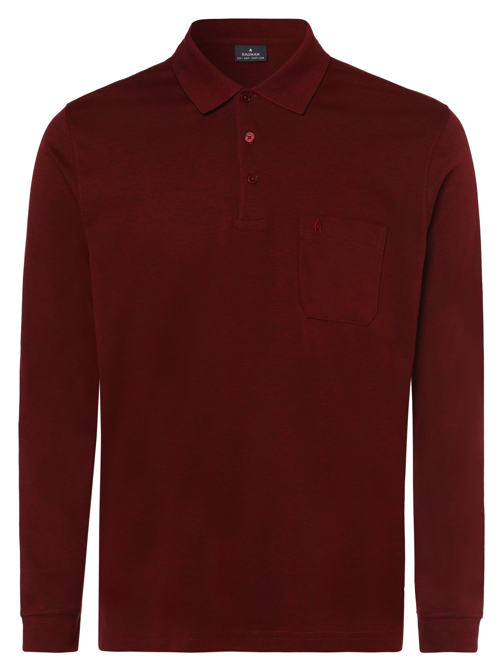 RAGMAN Poloshirt bordeaux