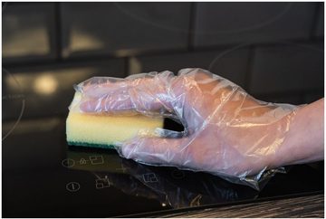 HeroTouch PU-Handschuhe Einweghandschuhe aus Kunststoff HDPE 10um dick, 500 Stück