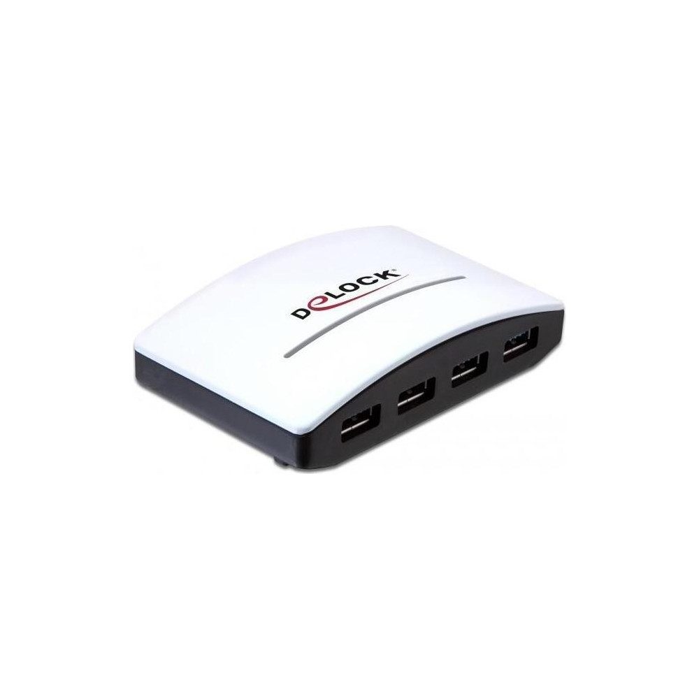 DeLOCK USB 3.0 4 Port HUB, extern, weiß/schwarz. USB-Adapter
