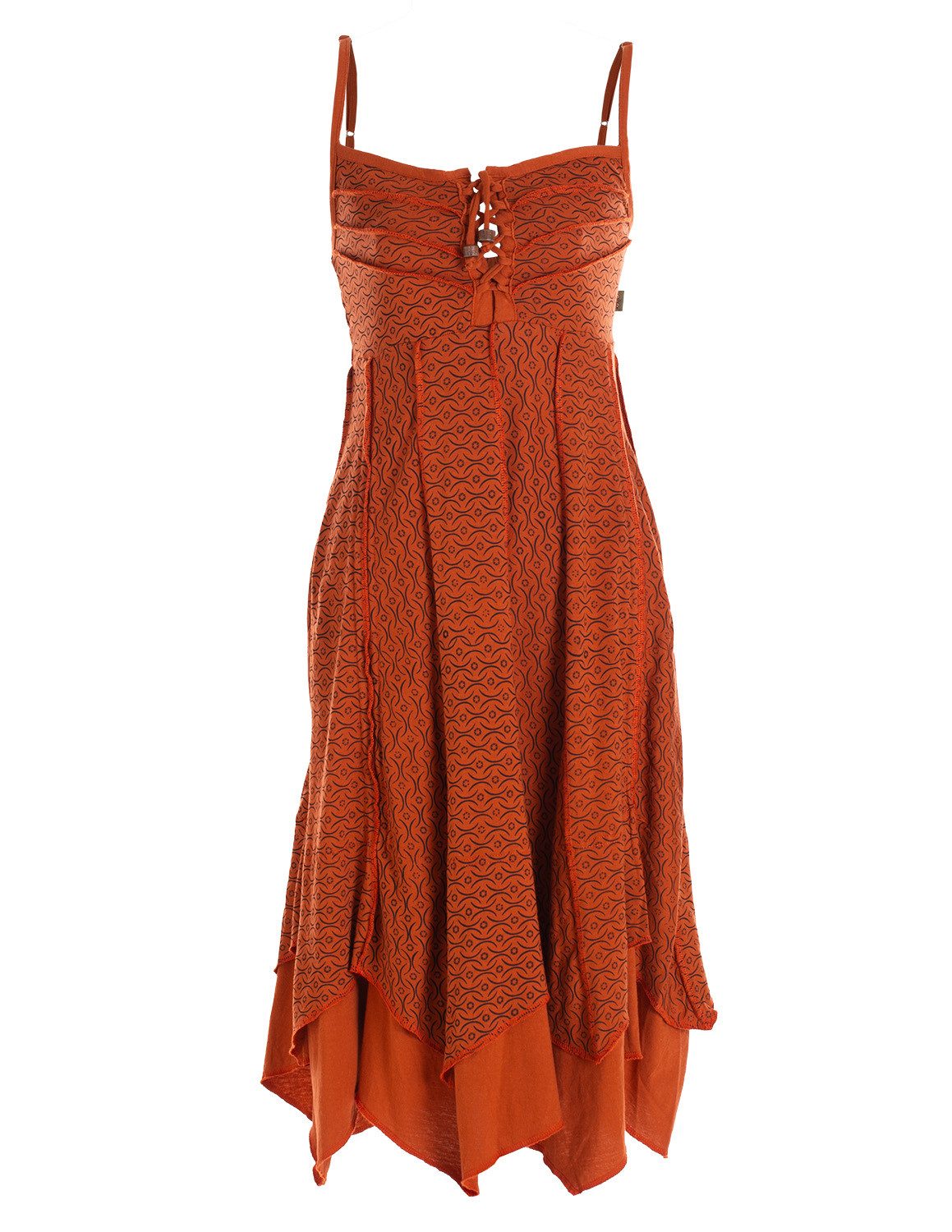 Vishes Sommerkleid Damen Sommer-Kleider längen-verstellbar Spagettiträger-K günstig online kaufen