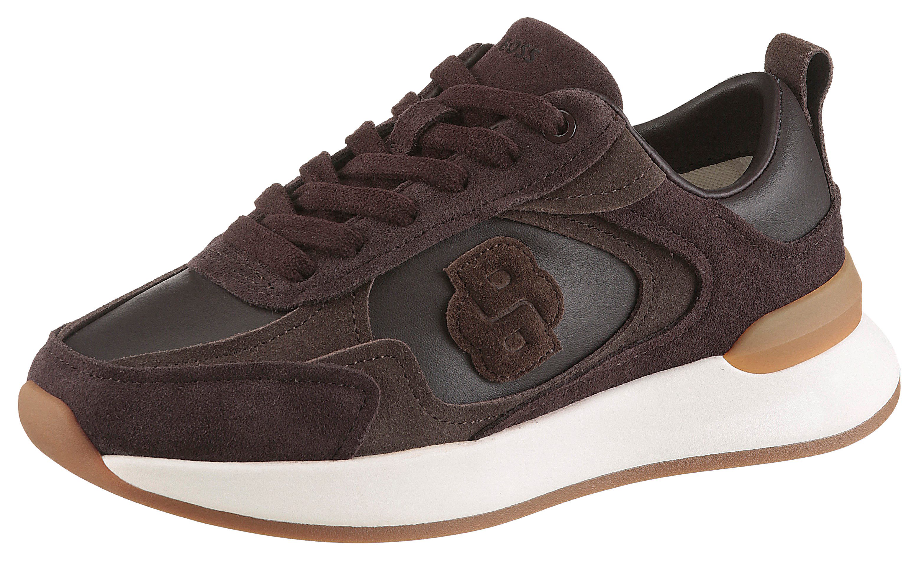 BOSS B Icon_Runn_sdnap Plateausneaker Schnürschuh, Halbschuh, günstig online kaufen