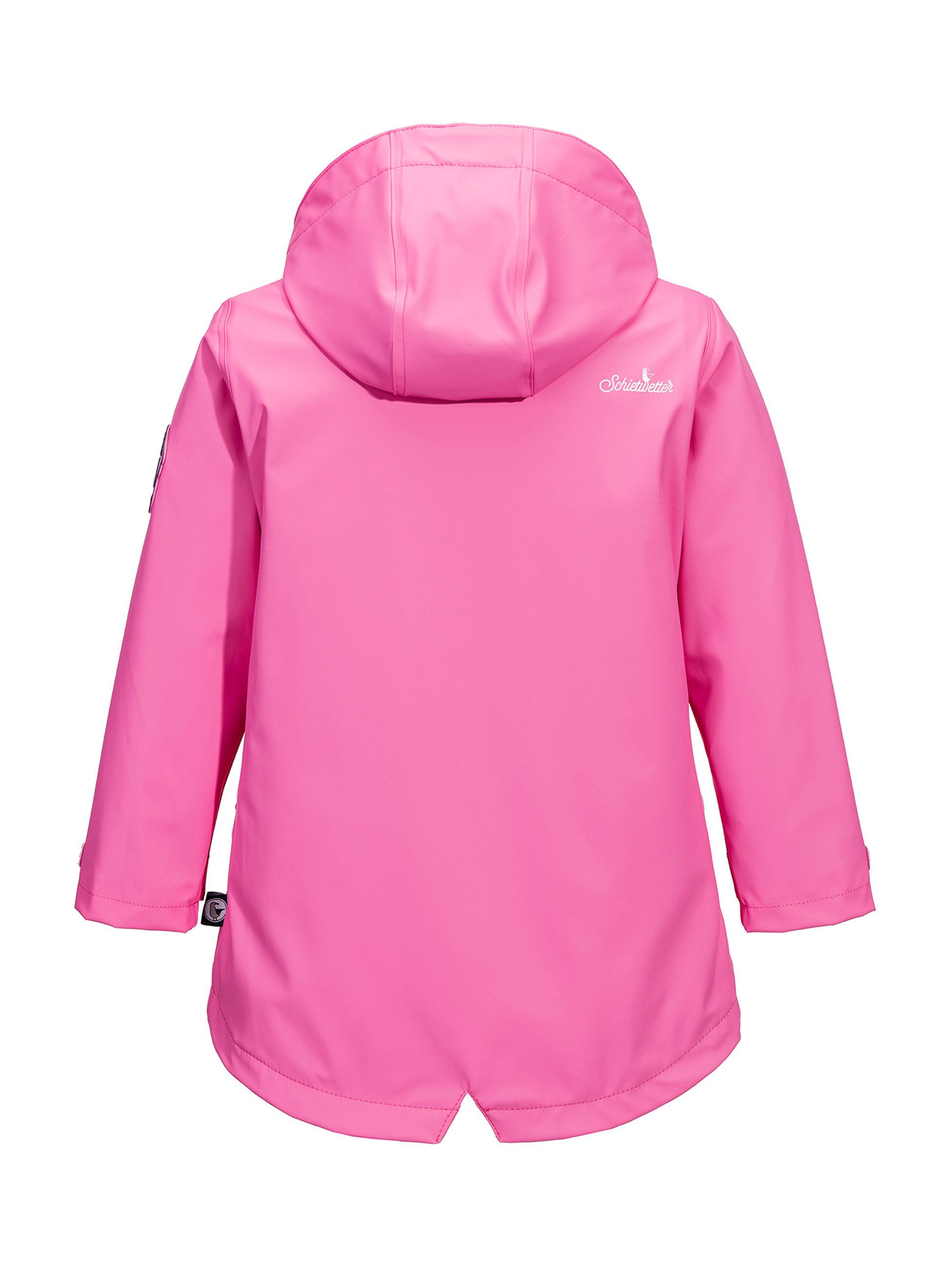 Schietwetter Regenjacke Unisex Kinder Mädchen Regenjacke Parka – Bild 2 von 3