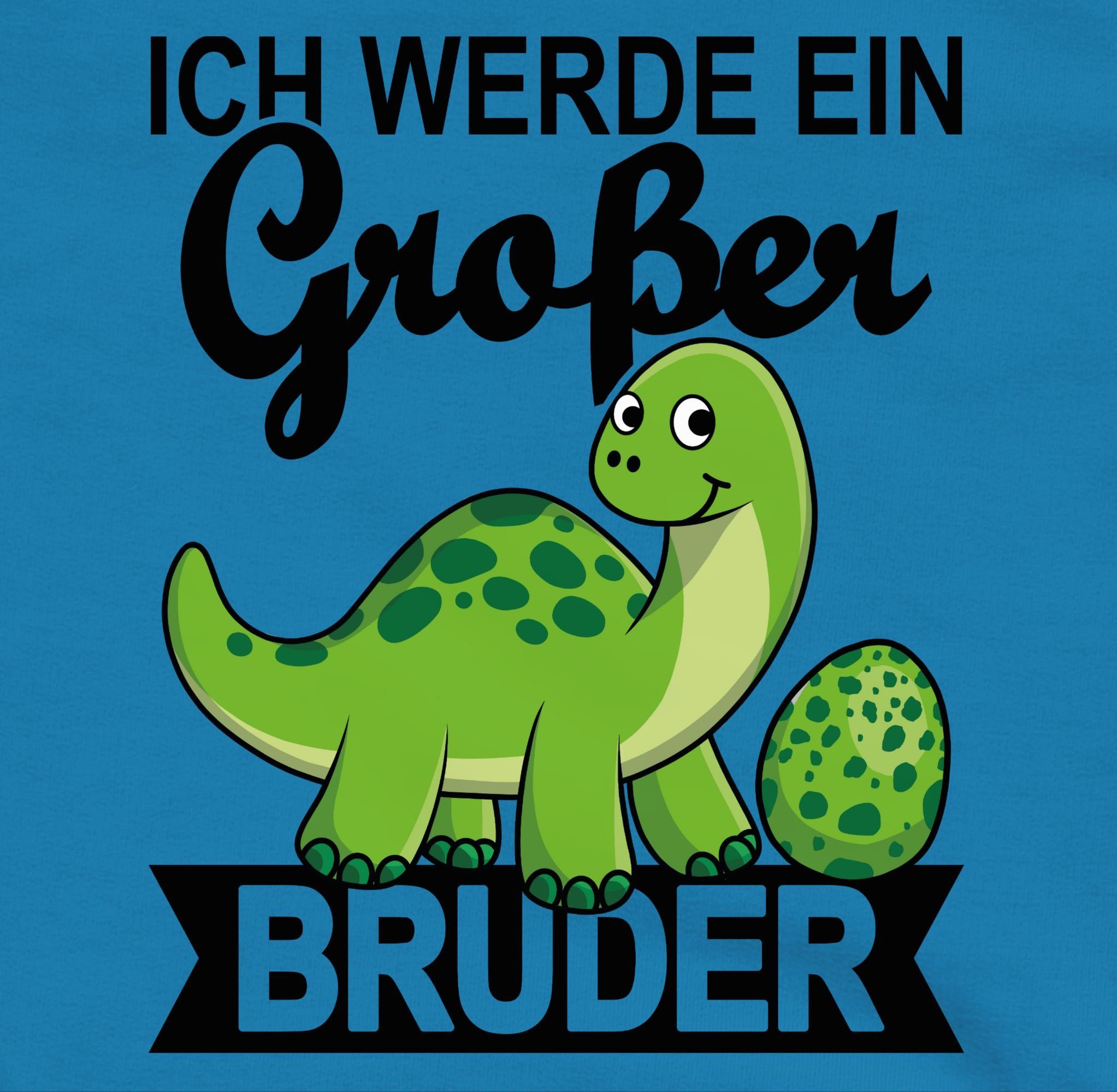 Shirtracer Bruder 1 werde Großer ein Ich Bruder großer Himmelblau Dinos Hoodie mit