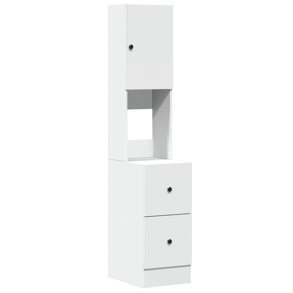 vidaXL Hängeschrank NA Küchenschrank Weiß 35x50x180 cm Spanplatte