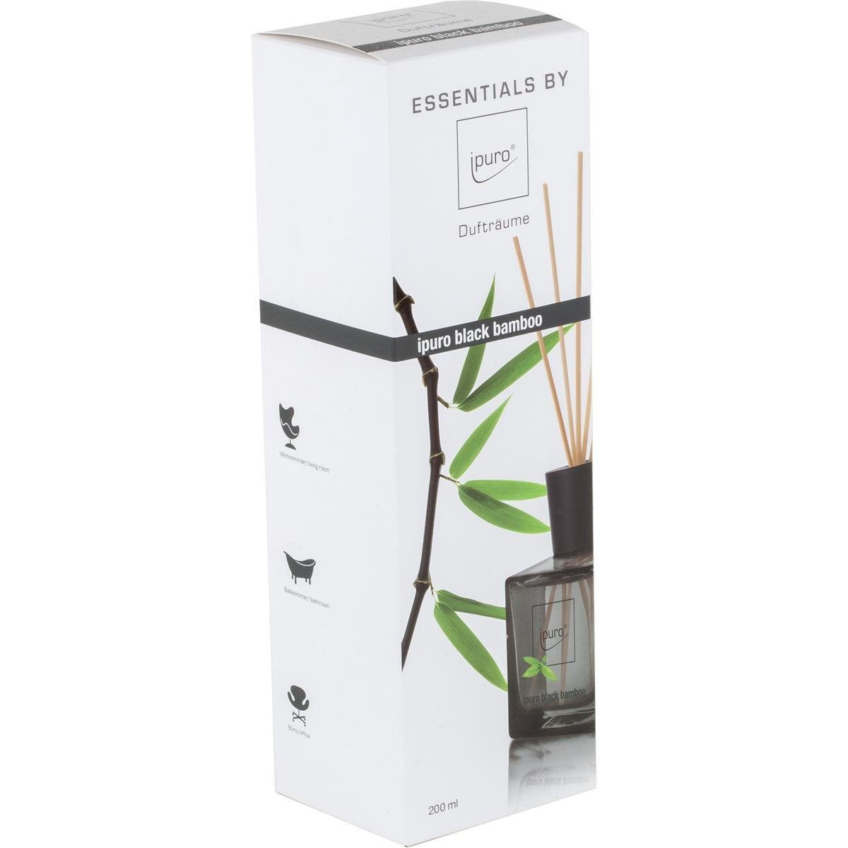 Essentials Bamboo by 200ml Black Ipuro Durfträume Raumduft IPURO