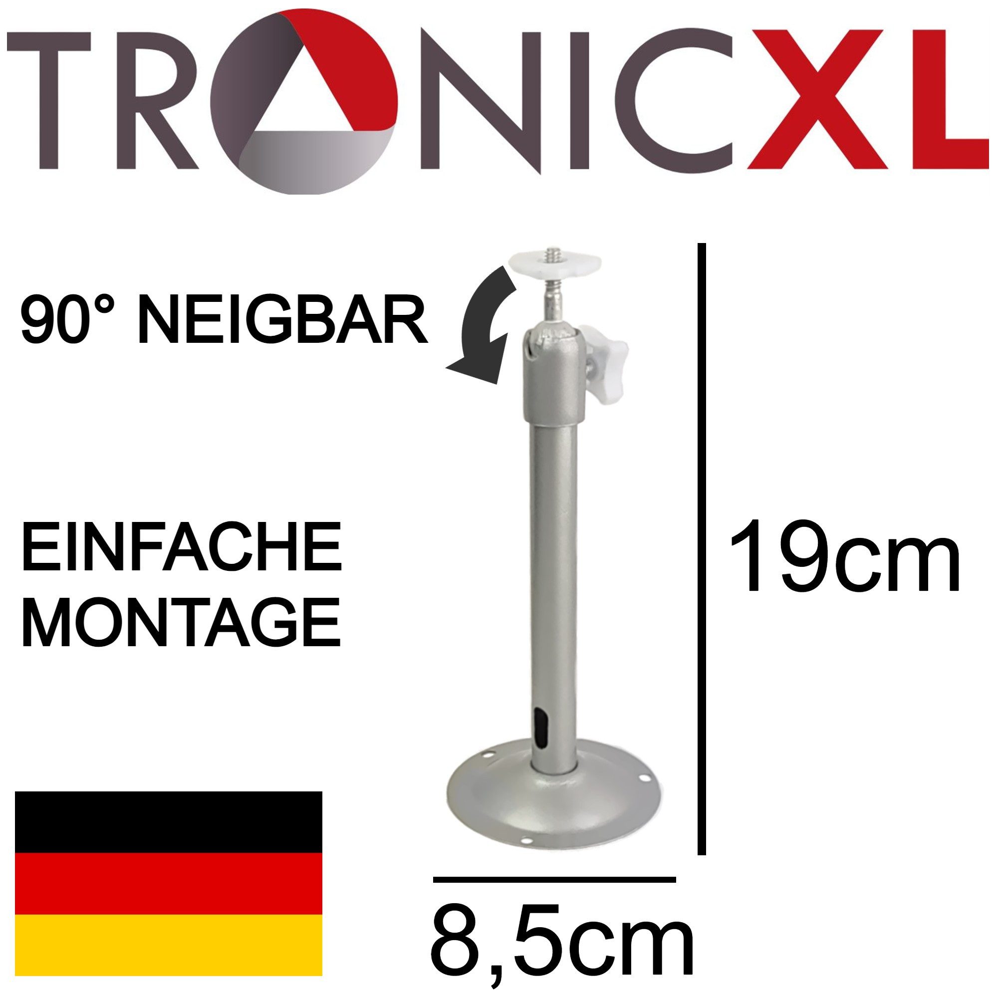 TronicXL Beamer-Deckenhalterung Wandhalterung für Mini Beamer Deckenhalterung Halterung Anker Nebula