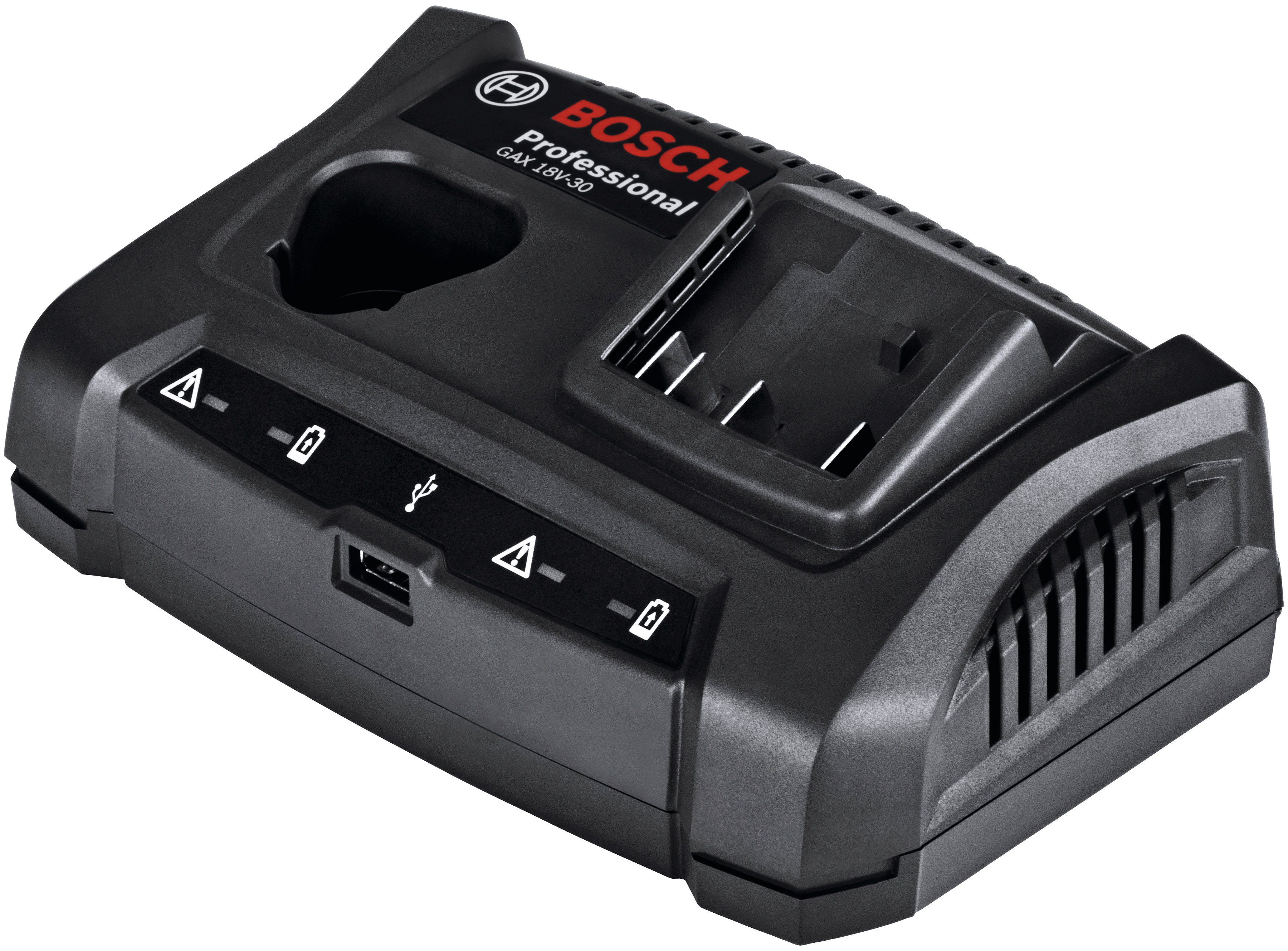 mA, USB) Ladebuchten, 2 GAX UNI Ladestation (3000 Bosch Professional 18V-30