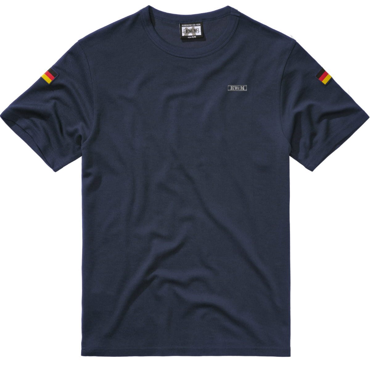 BWuM T-Shirt BWuM Bundeswehr Tropenshirt Leicht mit Flaggen Atmungsaktiv