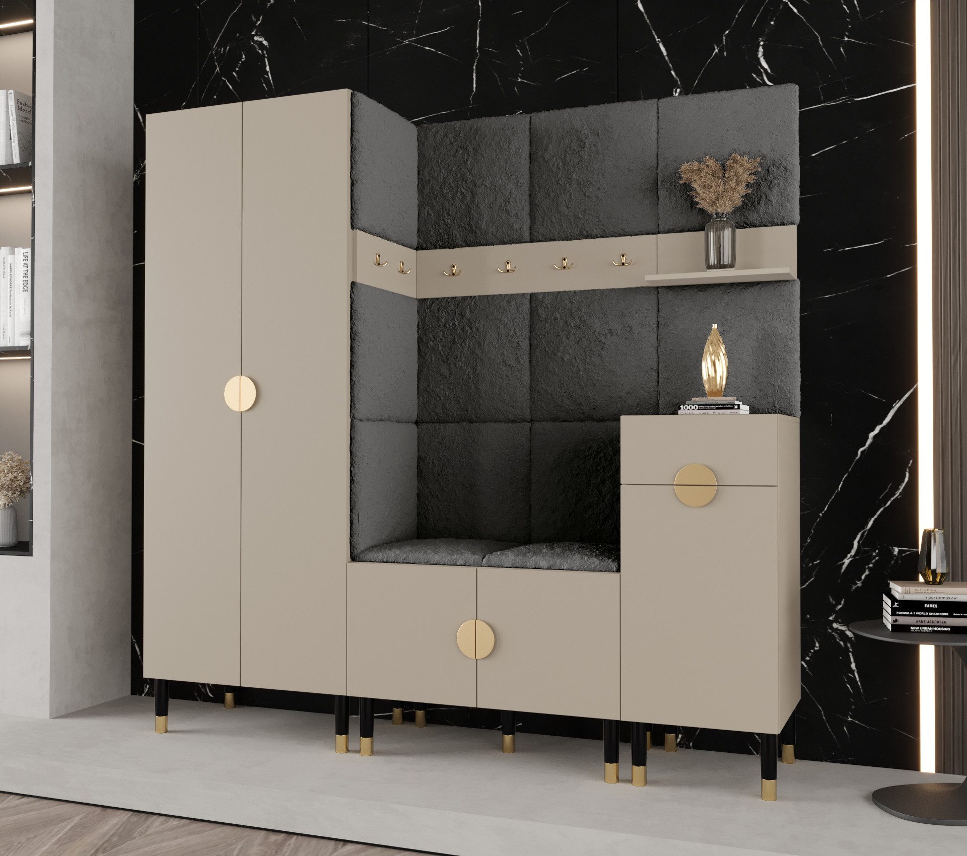 ABIKS MÖBEL Kompaktgarderobe PALERMO Set 1 günstig online kaufen