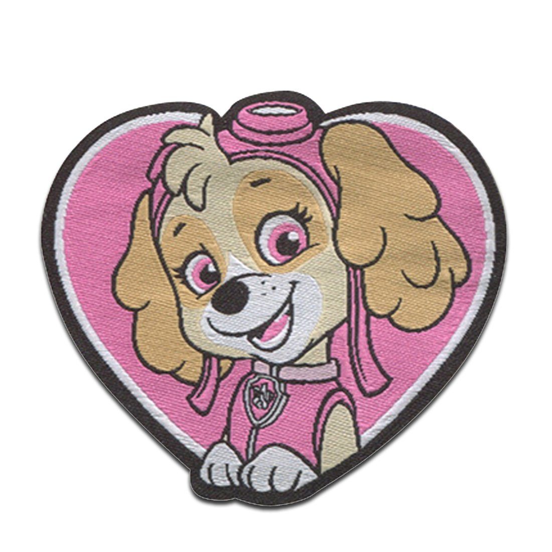 PAW PATROL Aufnäher Bügelbild, Aufbügler, Applikationen, Patches, Flicken, zum aufbügeln, Polyester, Skye - Größe: 0 x 0 cm