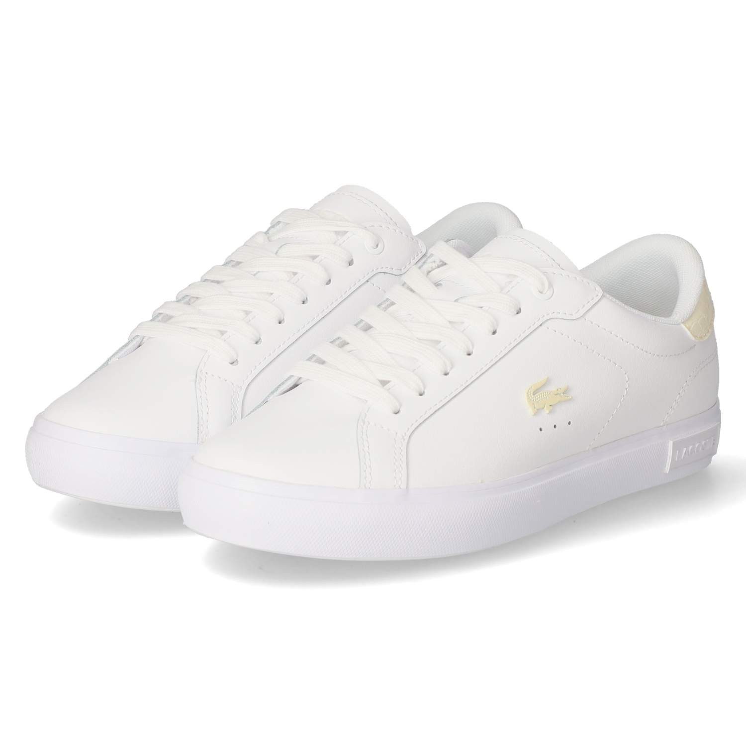 Lacoste Lacoste 50SFA0154-65T Damen Glattleder weiss Schnürschuh