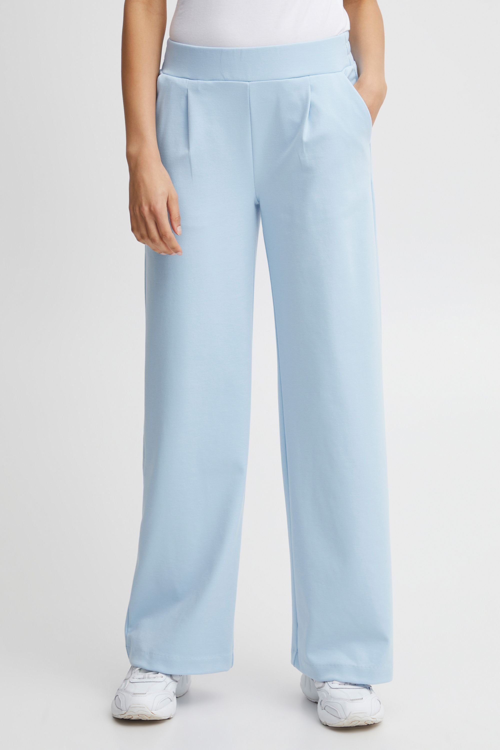 b.young Stoffhose BYRIZETTA 2 WIDE PANTS 2 - 20812847 Blue Bell (144121)