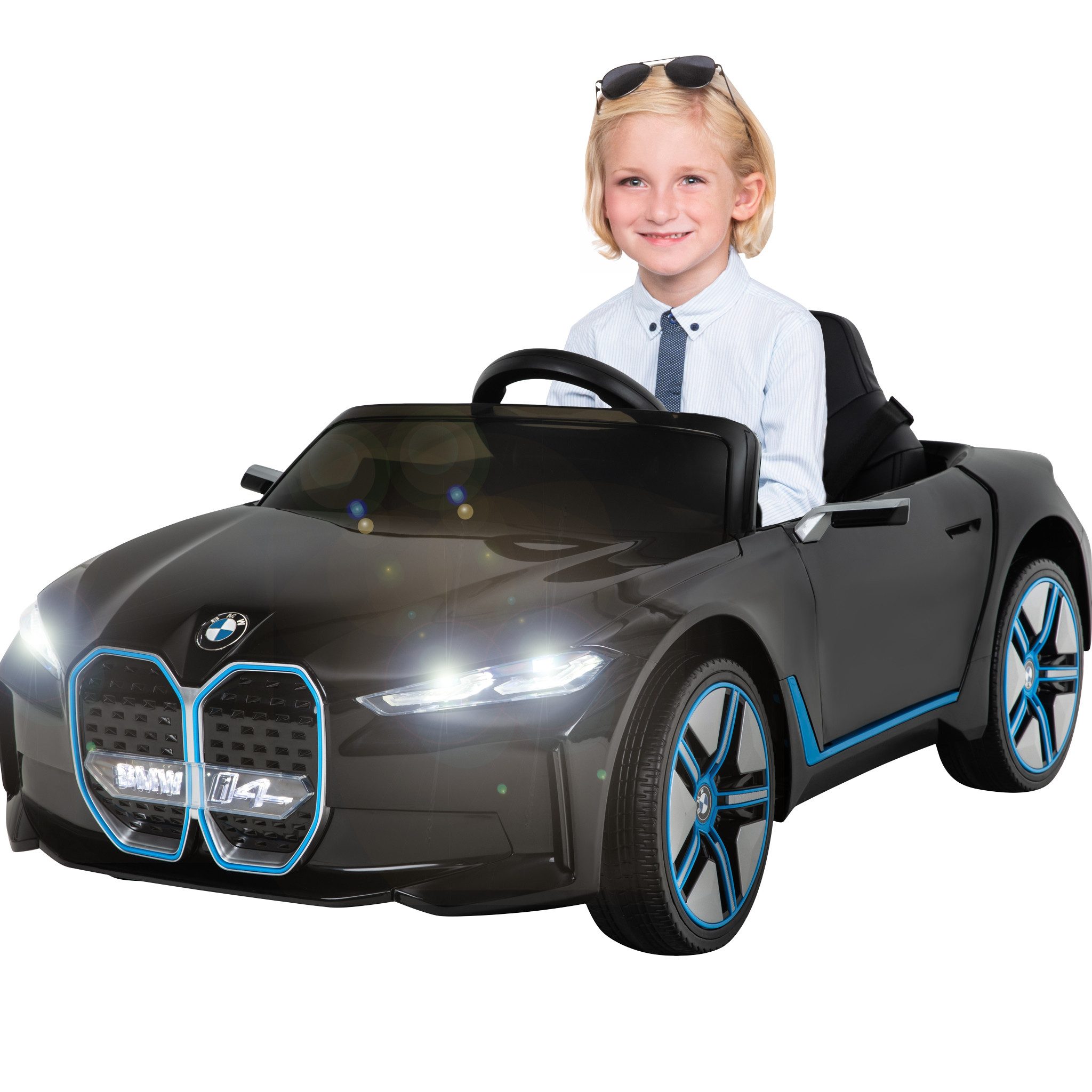 Actionbikes Motors Elektro-Kinderauto BMW i4 Kinder Elektroauto ab 3 Jahre, günstig online kaufen