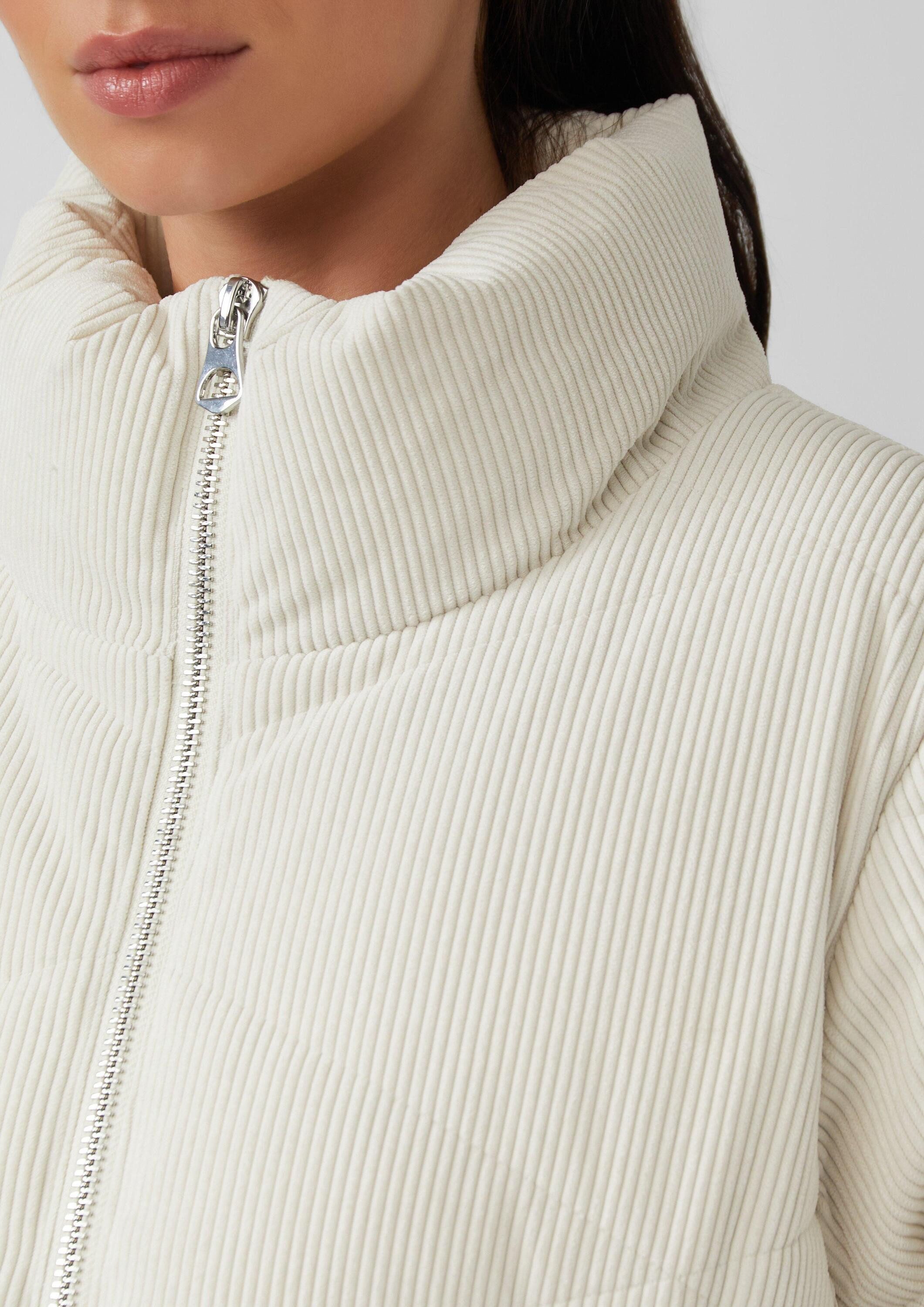 s.Oliver Winterjacke Outdoor-Jacke Wärmende Cord-Jacke im Relaxed Fit