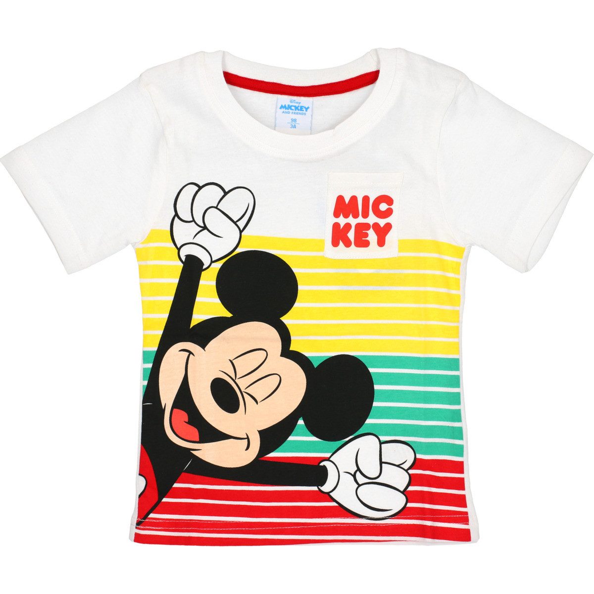 Disney T-Shirt Minnie Mouse Unisex Kinder (1-tlg) Shirt, Oberteil, Leibchen, Funktionsshirt, Shortsleeve Shirt