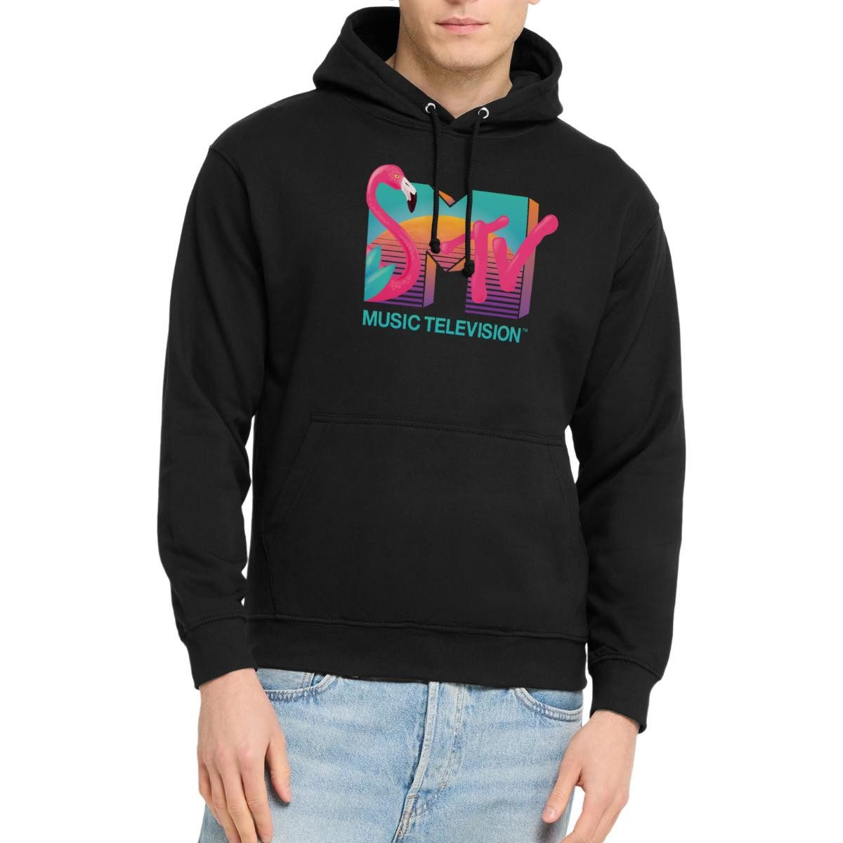 Spreadshirt Hoodie MTV Music Television Flamingo-Logo Unisex Hoodie (1-tlg)