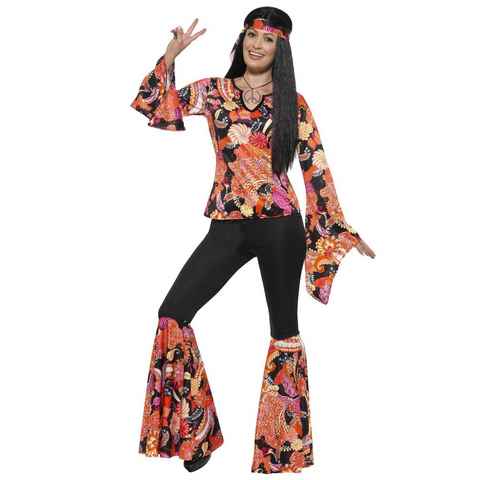 Smiffys Kostüm Schlager Hippie, Zum Schlagermove mit der passenden Schlaghose