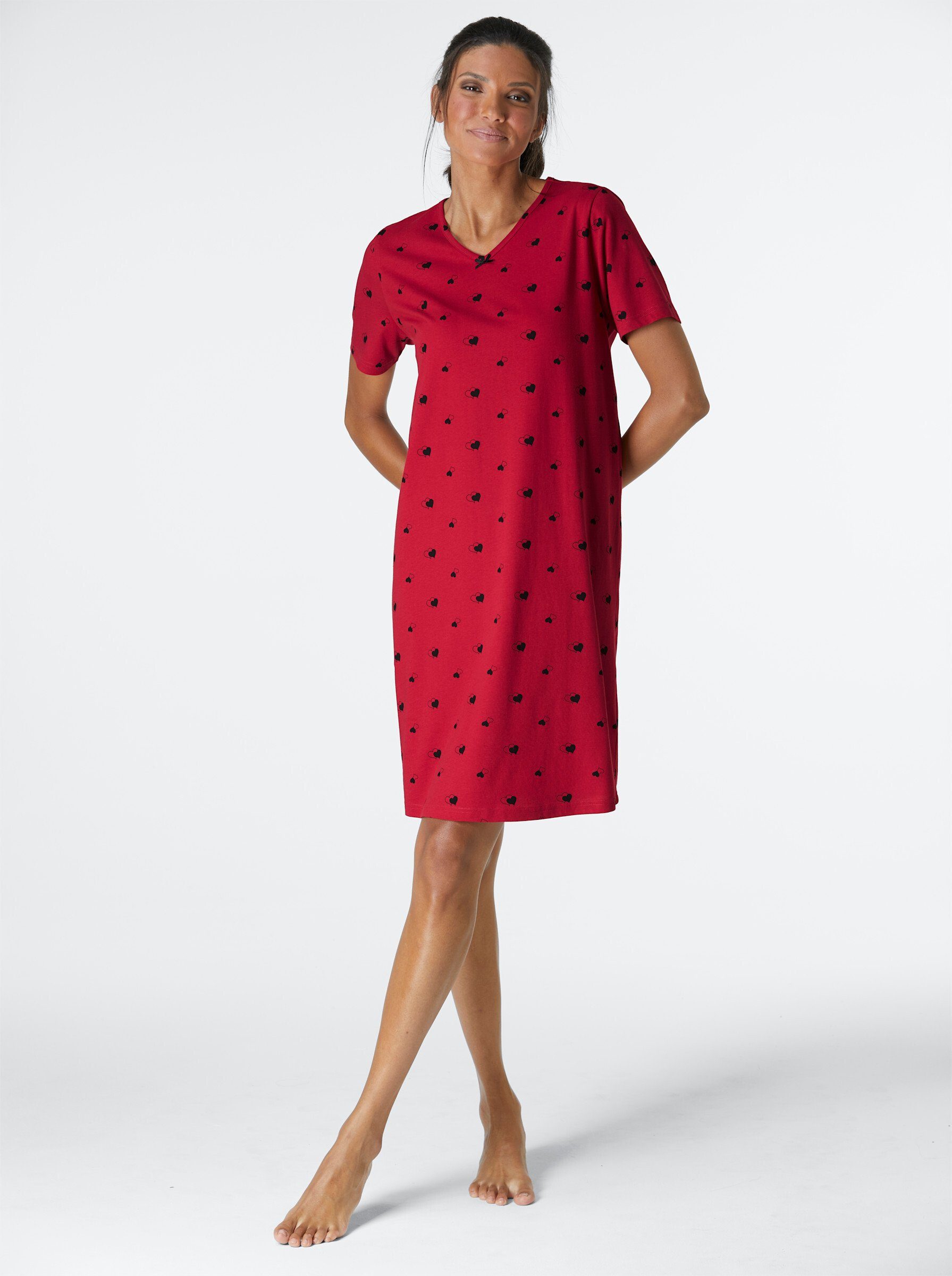 Witt Sleepshirt Sleepshirts Kurzarm (2-tlg)