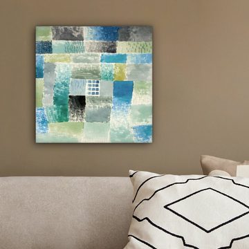 OneMillionCanvasses® Gemälde Paul Klee - Kunst - Alte Meister - Blau, (1 St), Leinwand Bilder für Wohnzimmer Schlafzimmer, 20x20 cm