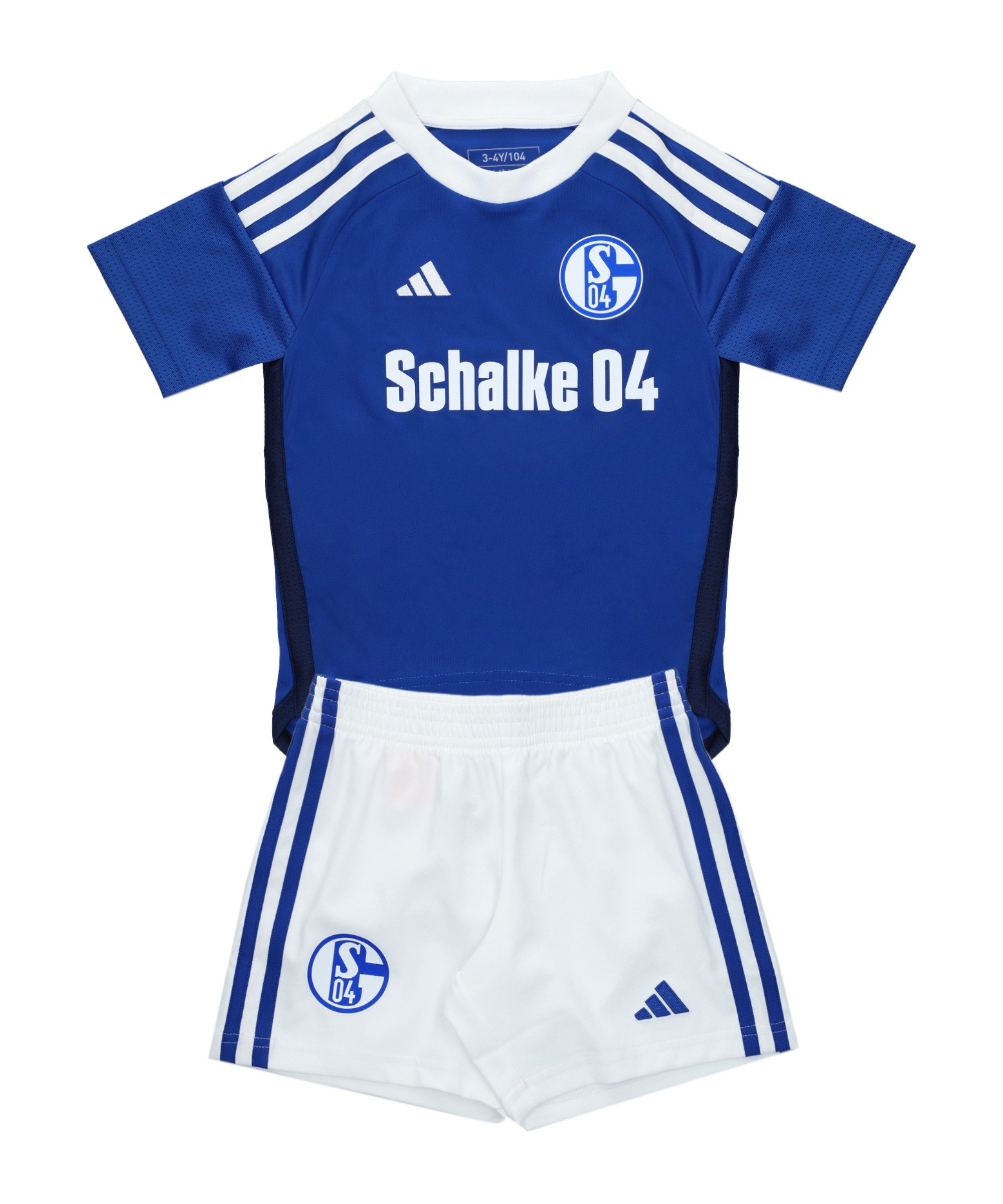 2023/2024 Schalke FC 04 Fußballtrikot Home Performance adidas Minikit