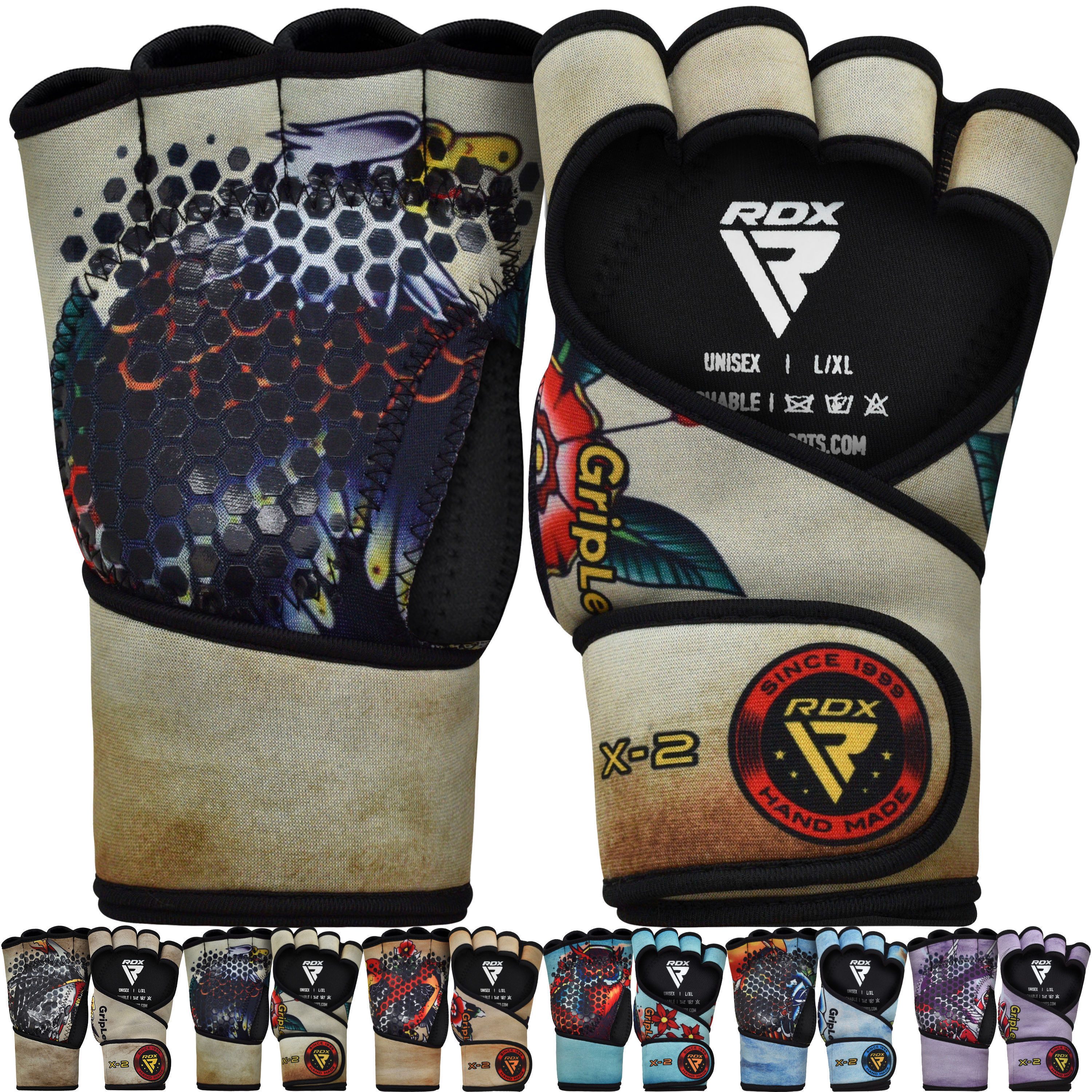 RDX Sports Trainingshandschuhe RDX Gewichthebergriffe