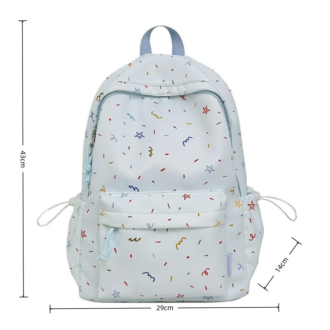 nsihing Schulrucksack Leichter Rucksack Y2K Teenager Mädchen kawaii Schultasche, für Schule Jungen Teenager Arbeitstasche Backpack Aesthetic Casual – Bild 2 von 5
