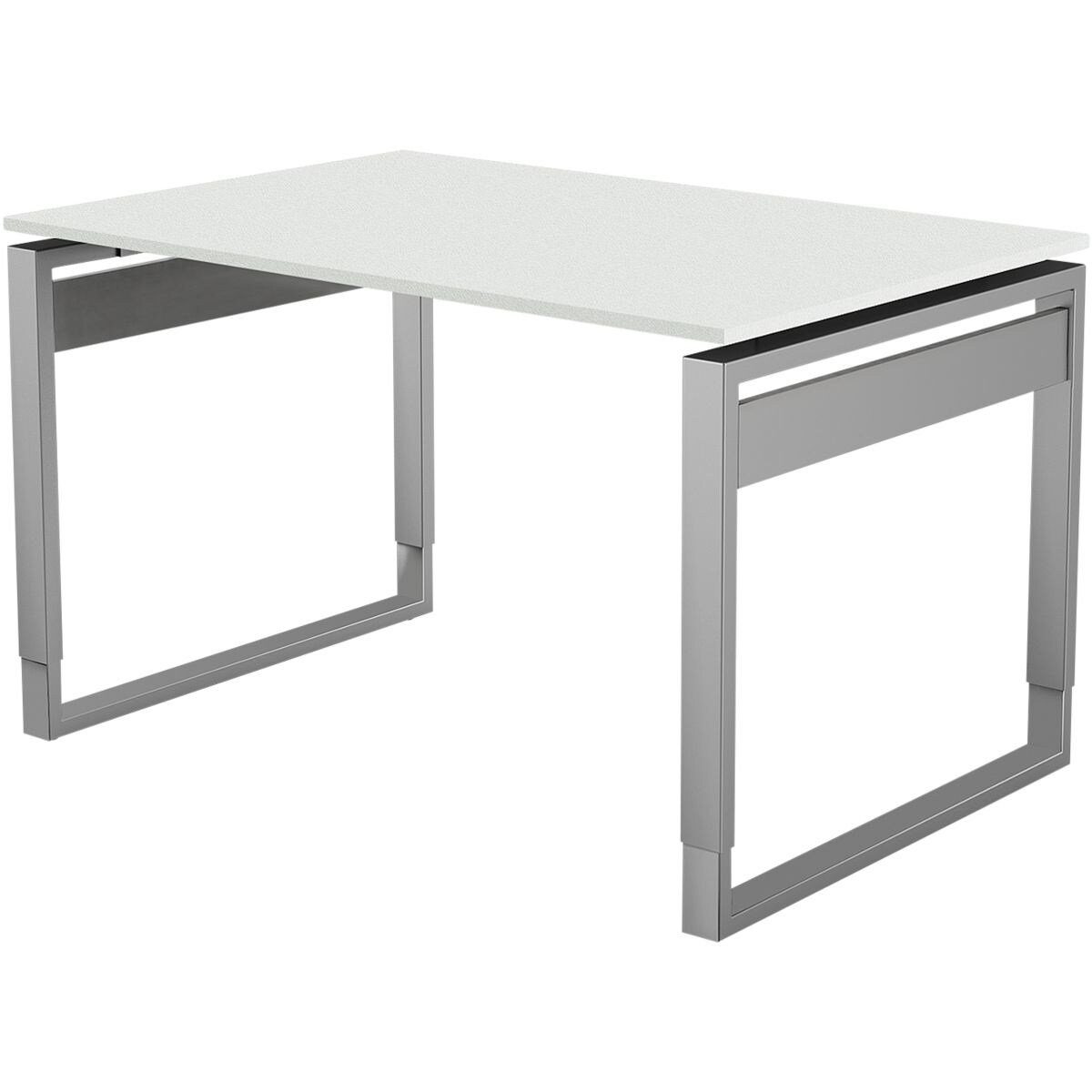 KERKMANN Schreibtisch Stage One, rechteckig, Höhe 68-82 cm, Hebeplatte mit Schwebe-Effekt, Bügel-Fuß