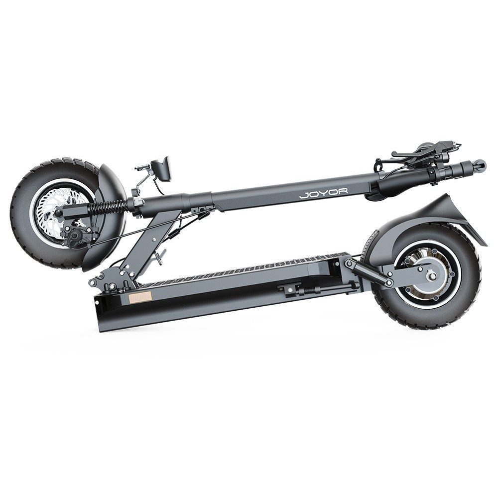JOYOR E-Scooter Y8S mit Straßenzulassung, ABE Zertifizierung, 100km Reichweite, 500,00 W, 20 km/h, 48V 26 Ah, Bremslicht & Scheinwerfer, vollgefedert, Scheibenbremsen