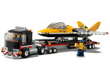 LEGO® Konstruktionsspielsteine LEGO® City - Flugshow-Jet-Transporter, (Set, 281 St)