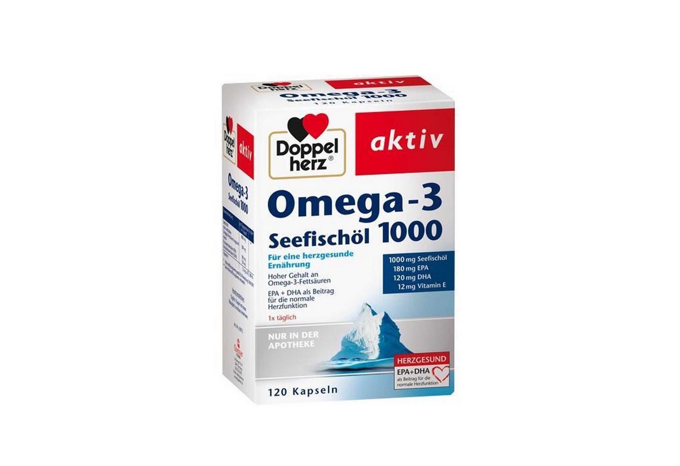 Doppelherz Omega-3 Seefischöl 1000 Kapseln 120 Stück Kapseln