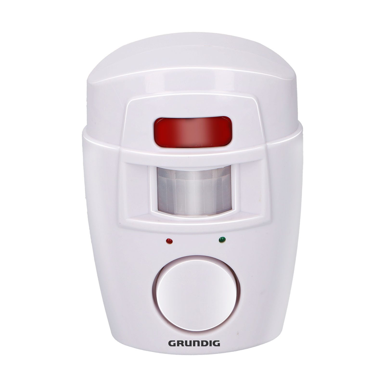 Grundig Kabelloser Sicherheitsalarm Haus Wohnmobil Alarm Hausalarm Alarmanlage (Batteriebetrieben inkl. Fernbedienung mit Infrarot Bewegungsmelder)